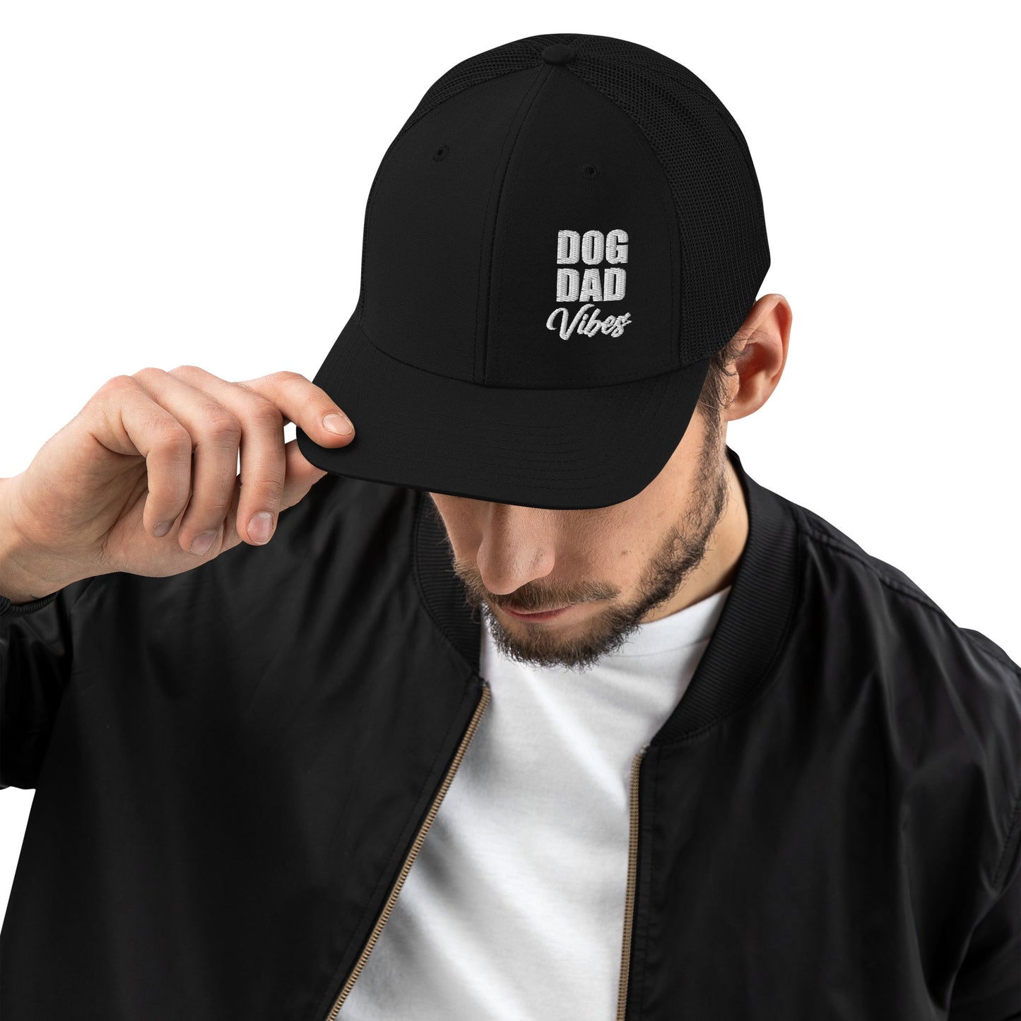 "Dog Dad Vibes" Trucker Cap